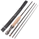 Cheap!3/4 5/6 Fly Fishing Rod 4 Segments 2.4m 2.7m Medium Fast Action