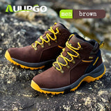 Trekking Shoes waterproof Tactical Boots Men Genuine Leather Sneakers Outdoor Women Sports Camping Climbing Mountain Shoes