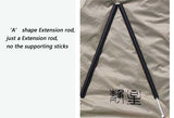 Pyramid Fly Outdoor Lightweight Camping Tent 265*170*135cm