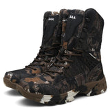 Camouflage Men Outdoor Hiking Shoes Army Desert Military Tactical Shoes