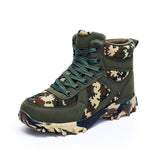 2019 Fashion Men Sheepskin Warm Hiking Shoes