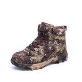 2019 Fashion Men Sheepskin Warm Hiking Shoes