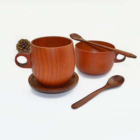 Wooden Two Cup