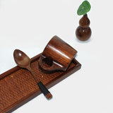 Wooden Two Cup