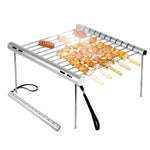 1Set Portable Camping Grill - a lightweight  Multi-function Universal Barbecue