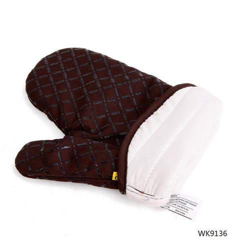 1pc Heat Resistant Kitchen Glove Thick Barbecue Grilling Glove Silicon