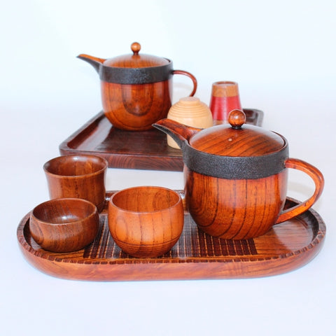 Small Handmade Natural Solid Wood Tea Cup