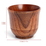 Small Handmade Natural Solid Wood Tea Cup