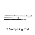 1.8m 2.1m Casting Fishing Rod