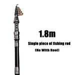 1.5M-2.4M Telescopic Fishing Rod combo and Fishing Reel Full kit