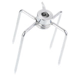 2pcs BBQ Stainless Steel Spit Forks Charcoal