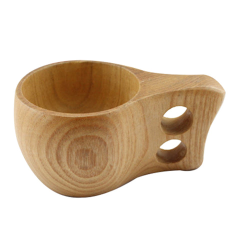 High Quality Wood Cup Double holes