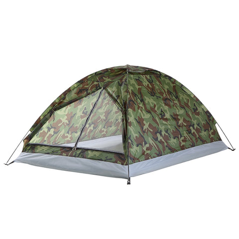 Outdoor 2 Persons Camping Tent 200 * 130 * 110cm PU1000mm