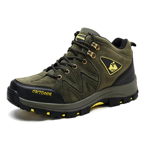 Clorts Waterproof Hiking Boots Mid-cut Mountain Shoes