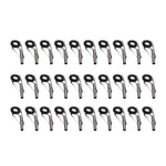 30* Iron 6 Kinds of Diameter Fishing Rod Guides Tips Top Eye Rings Saltwater Kit