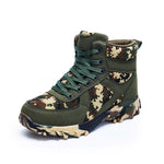 2019 Fashion Men Sheepskin Warm Hiking Shoes