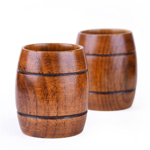 Handmade Natural Solid Wood Tea Cup