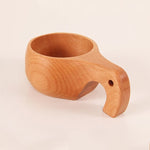 1 Pcs Handmade Beech Wooden Cups