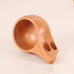 1 Pcs Handmade Beech Wooden Cups
