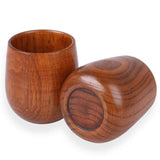 2PCS/Pack Jujube Wood Cup